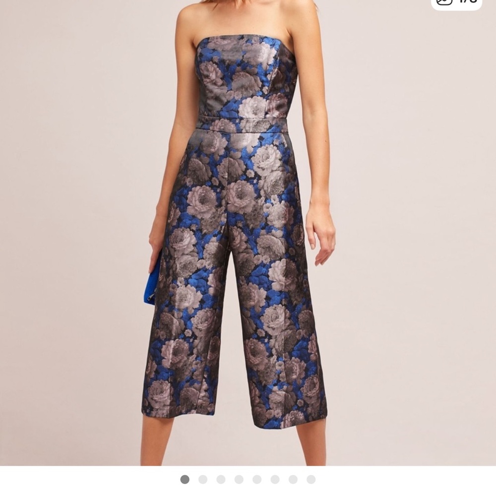 Anthropologie Greylin  size Small jacquard jumpsuit